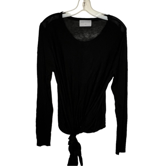 Modern Citizen Tops - Modern Citizen Black Top with Tie nwot